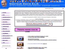 Tablet Screenshot of docteurdavidelia.fr
